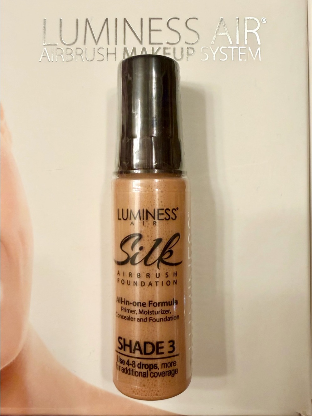 Luminess Air Silk Airbrush Foundation Shade 3 New Factory Sealed